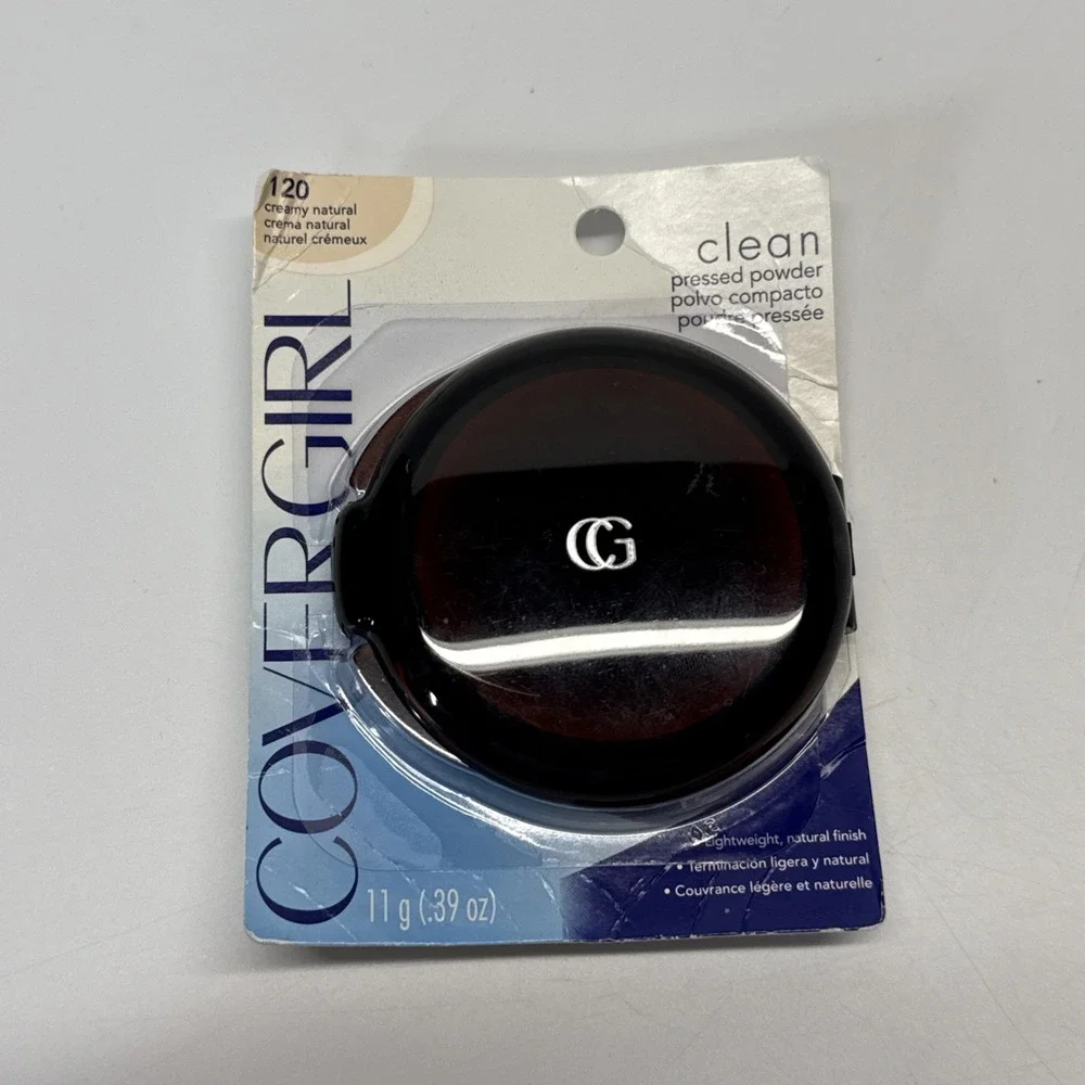 Vintage Cover Girl Creamy Natural 120 Pressed Powder NOS Mirror Compact